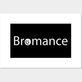 Bromance friendship text design Posters and Art